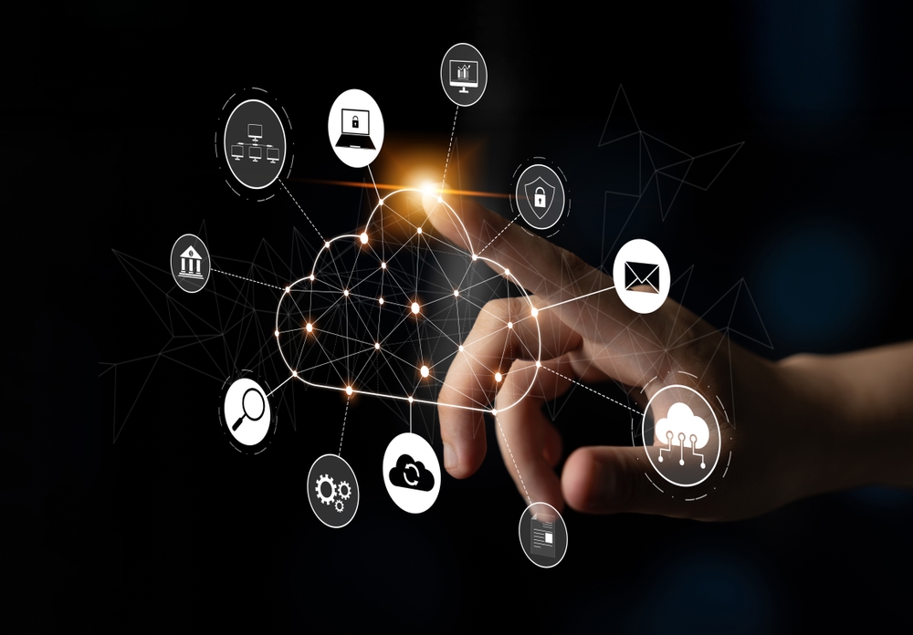 A secure digital network illustrating international data sovereignty and seamless team collaboration.